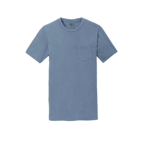 Port & Company Beach Wash Garment-Dyed Pocket Tee. - Port & Company Beach Wash Garment-Dyed Pocket Tee. - Image 40 of 45