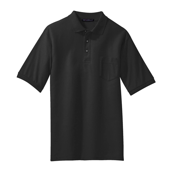 Port Authority Silk Touch Polo with Pocket. - Port Authority Silk Touch Polo with Pocket. - Image 12 of 55