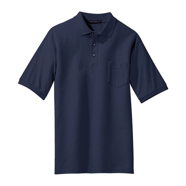 Port Authority Silk Touch Polo with Pocket. - Port Authority Silk Touch Polo with Pocket. - Image 17 of 55