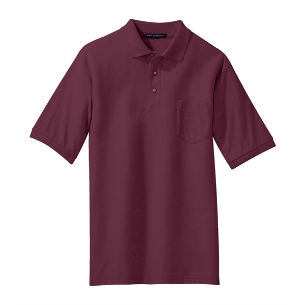 Port Authority Silk Touch Polo with Pocket. - Port Authority Silk Touch Polo with Pocket. - Image 26 of 55