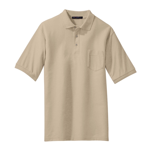 Port Authority Silk Touch Polo with Pocket. - Port Authority Silk Touch Polo with Pocket. - Image 44 of 55