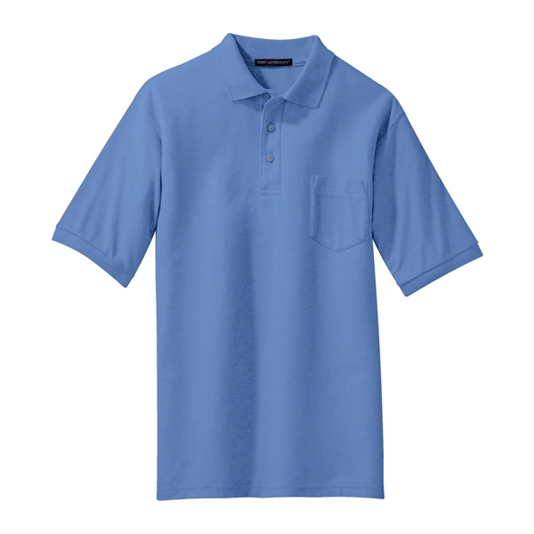 Port Authority Silk Touch Polo with Pocket. - Port Authority Silk Touch Polo with Pocket. - Image 53 of 55