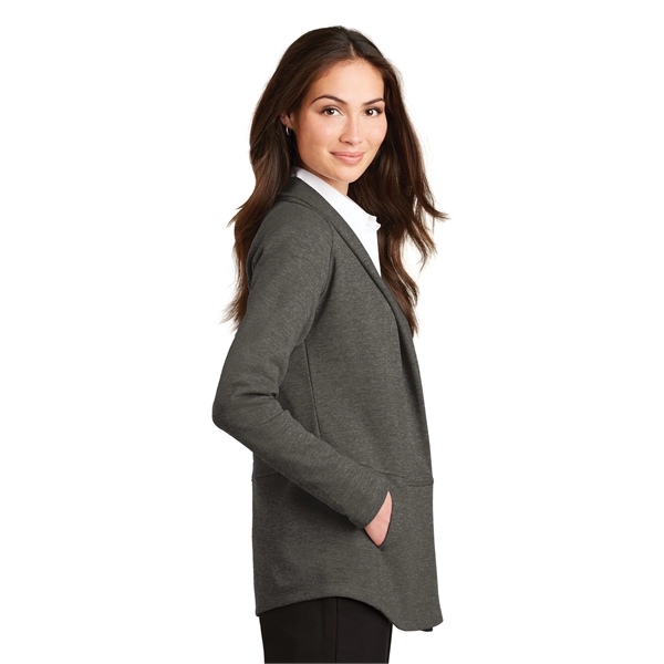 Port Authority Women's Interlock Cardigan. - Port Authority Women's Interlock Cardigan. - Image 10 of 20