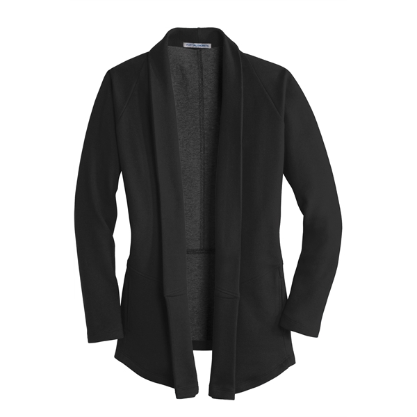 Port Authority Women's Interlock Cardigan. - Port Authority Women's Interlock Cardigan. - Image 16 of 20