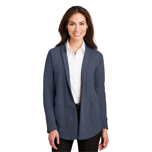 Port Authority Women's Interlock Cardigan. - Port Authority Women's Interlock Cardigan. - Image 18 of 20