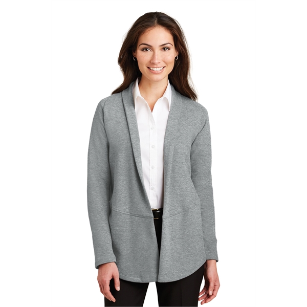 Port Authority Women's Interlock Cardigan. - Port Authority Women's Interlock Cardigan. - Image 19 of 20