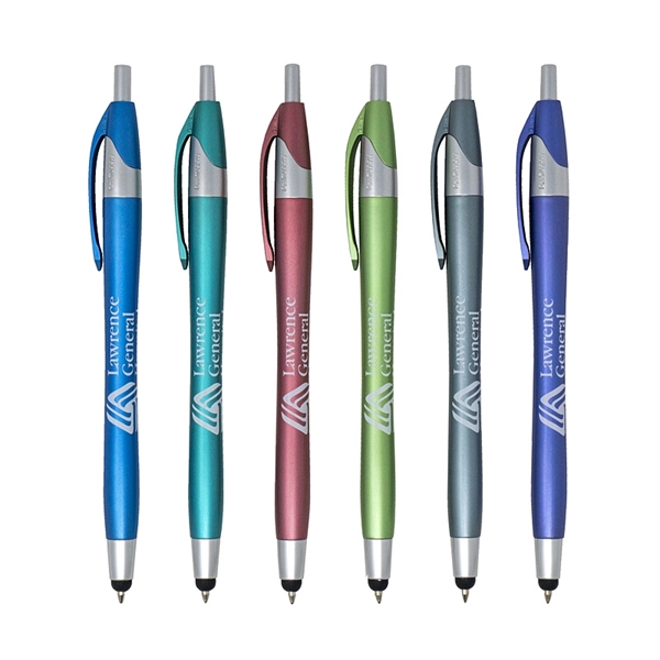 Antimicrobial Dart Pen with Stylus - Antimicrobial Dart Pen with Stylus - Image 0 of 7