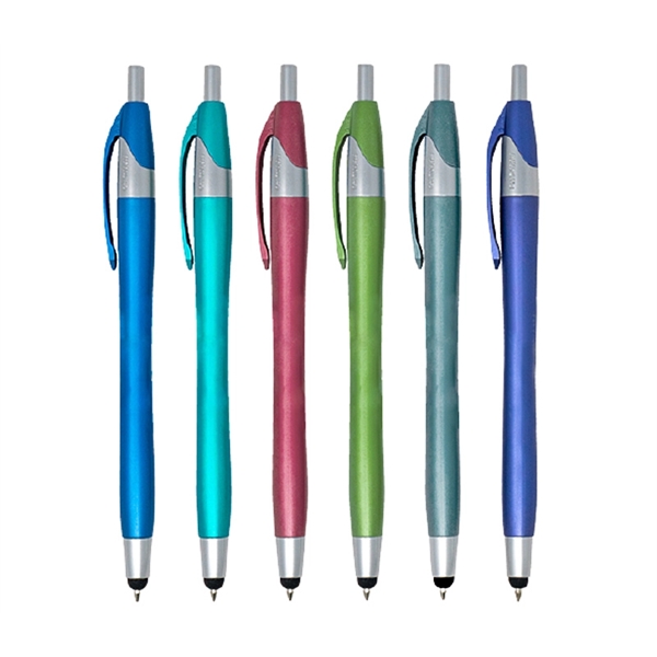 Antimicrobial Dart Pen with Stylus - Antimicrobial Dart Pen with Stylus - Image 1 of 7