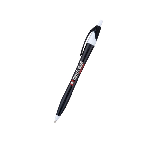 Slim Plastic Ballpoint Pen - Slim Plastic Ballpoint Pen - Image 0 of 5