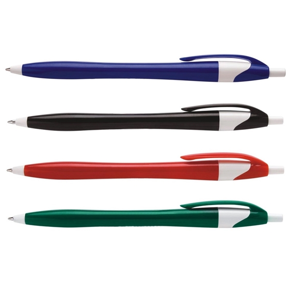 Slim Plastic Ballpoint Pen - Slim Plastic Ballpoint Pen - Image 3 of 5