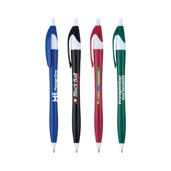 Slim Plastic Ballpoint Pen - Slim Plastic Ballpoint Pen - Image 4 of 5