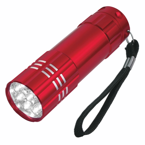 Aluminum LED Flashlight With Strap - Aluminum LED Flashlight With Strap - Image 7 of 11