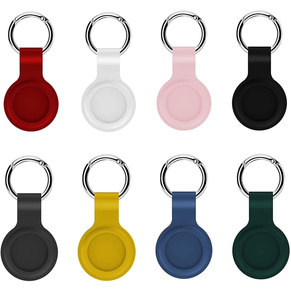 Round Tracking Luggage Tag Case with Keyring - Round Tracking Luggage Tag Case with Keyring - Image 0 of 1