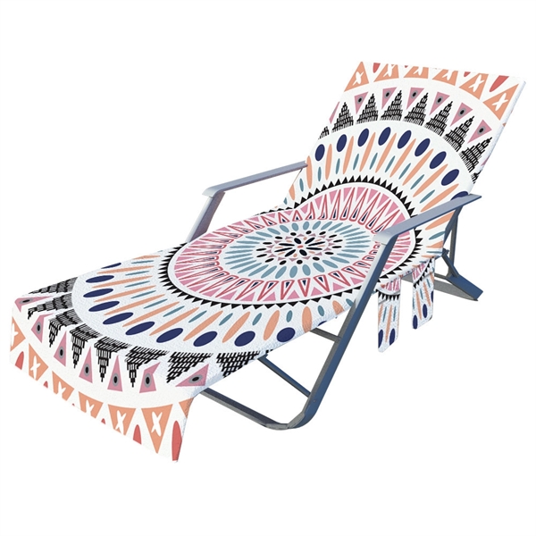 Sublimated Beach Towel Chair Cover - Sublimated Beach Towel Chair Cover - Image 0 of 1