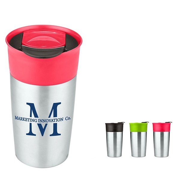 18 Oz. Two-Tone Double-Wall Insulated Tumbler