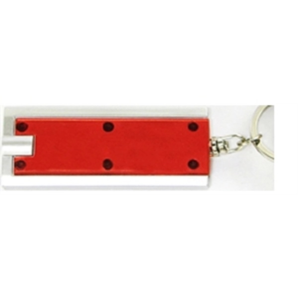 Slim rectangular flash light with swivel key chain - Slim rectangular flash light with swivel key chain - Image 7 of 7