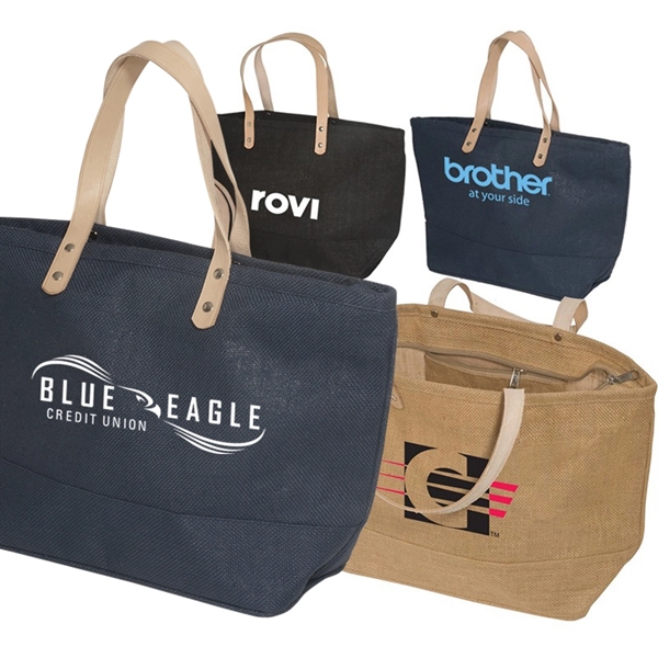 Hamptons Jute Tote - Hamptons Jute Tote - Image 0 of 6