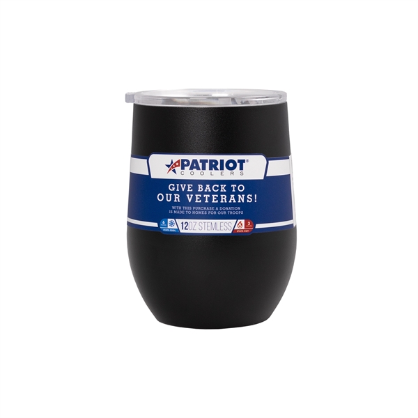 Patriot 12oz Stemless Tumbler - Patriot 12oz Stemless Tumbler - Image 5 of 15