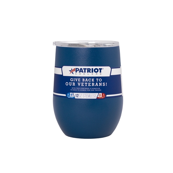 Patriot 12oz Stemless Tumbler - Patriot 12oz Stemless Tumbler - Image 8 of 15