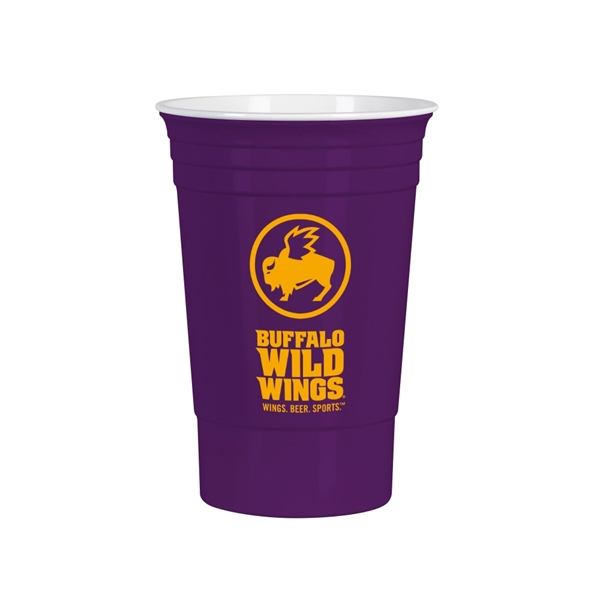 QNCH Yukon 17 oz. Double Wall Party Cup - QNCH Yukon 17 oz. Double Wall Party Cup - Image 3 of 7