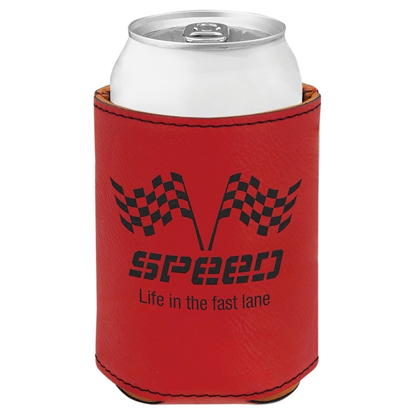 3 3/4" Red Laser Engraved Beverage Holder - 3 3/4" Red Laser Engraved Beverage Holder - Image 0 of 1