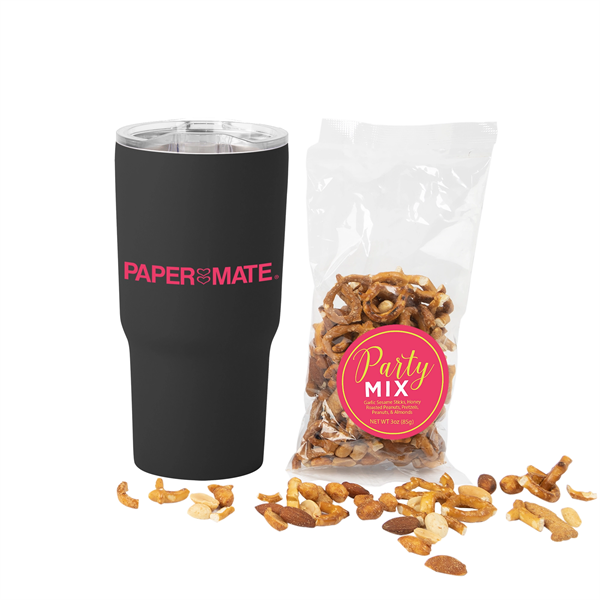 Soft Touch Tumbler With Party Mix - Soft Touch Tumbler With Party Mix - Image 0 of 4