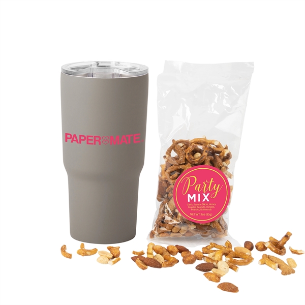 Soft Touch Tumbler With Party Mix - Soft Touch Tumbler With Party Mix - Image 2 of 4