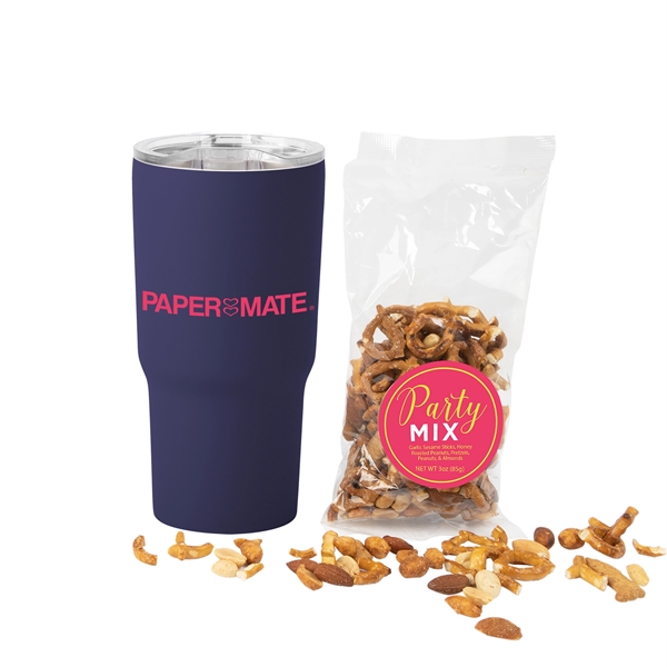 Soft Touch Tumbler With Party Mix - Soft Touch Tumbler With Party Mix - Image 3 of 4