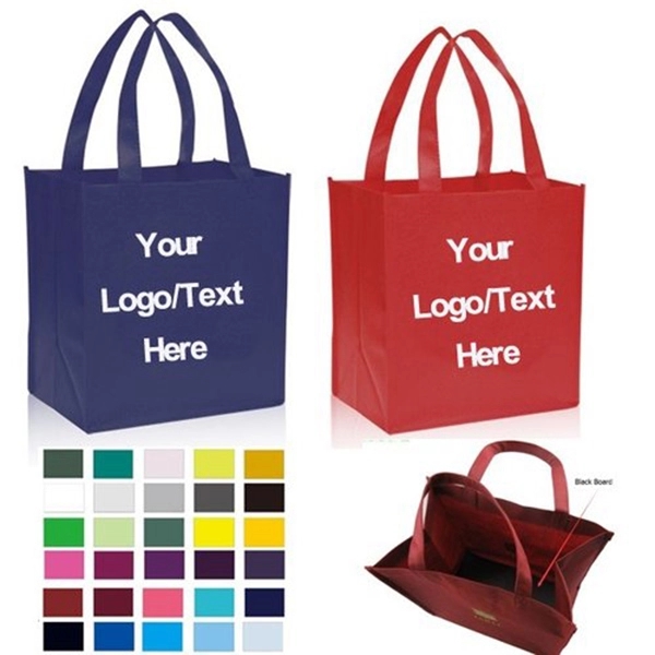100GSM Non-woven Reusable Grocery Shopping Totes. - 100GSM Non-woven Reusable Grocery Shopping Totes. - Image 0 of 0