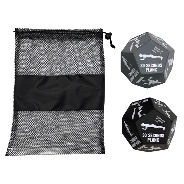Custom Fitness Fun Dice Game