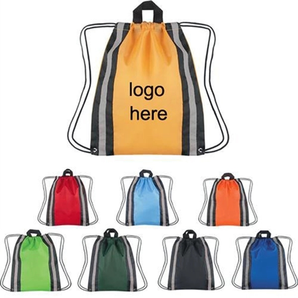 Reflective Stripe Backpack - Reflective Stripe Backpack - Image 0 of 0