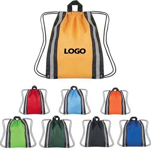 Sport Gym Sack Large Drawstring Reflective Bag. - Sport Gym Sack Large Drawstring Reflective Bag. - Image 0 of 0
