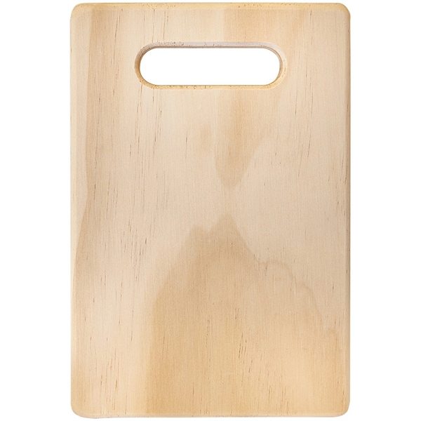 9" x 6" Full Color Rectangle Wood Cutting Board - 9" x 6" Full Color Rectangle Wood Cutting Board - Image 1 of 1