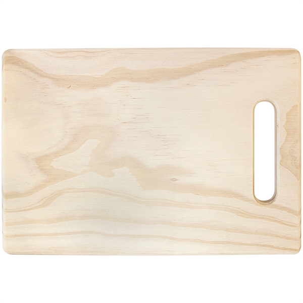 11 1/4" x 7 1/2" Full Color Rectangle Wood Cutting Board - 11 1/4" x 7 1/2" Full Color Rectangle Wood Cutting Board - Image 1 of 1