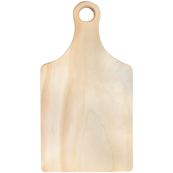 13 1/2" x 7" Full Color Paddle Shaped Wood Cutting Board - 13 1/2" x 7" Full Color Paddle Shaped Wood Cutting Board - Image 1 of 1