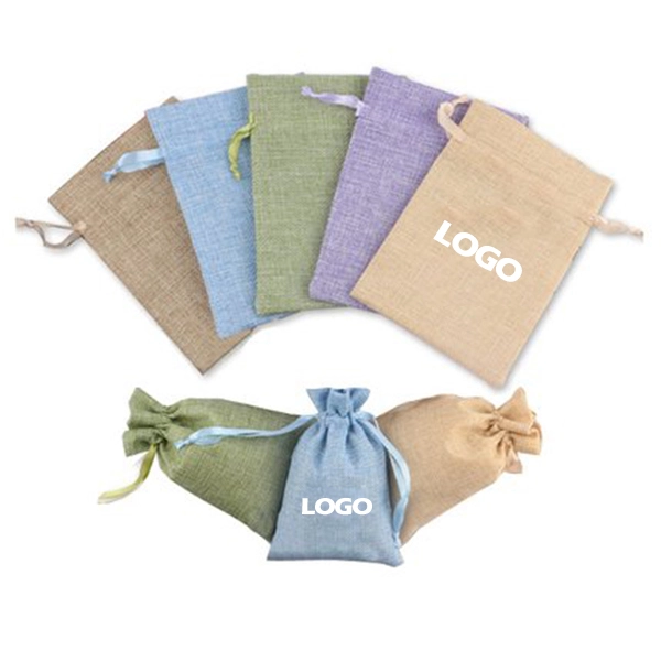 Jute Drawstring Gift Bag-BG - Jute Drawstring Gift Bag-BG - Image 0 of 0