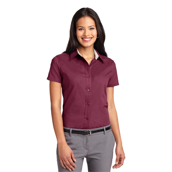 Port Authority Women's Short Sleeve Easy Care Shirt. - Port Authority Women's Short Sleeve Easy Care Shirt. - Image 135 of 150