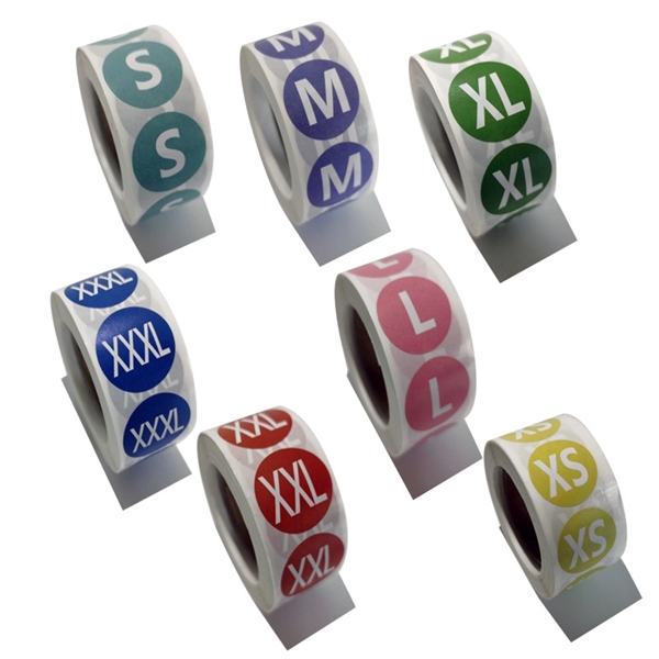 500PCS Clothing Size Sticker Stickers for Clothing T Shirts - 500PCS Clothing Size Sticker Stickers for Clothing T Shirts - Image 3 of 5