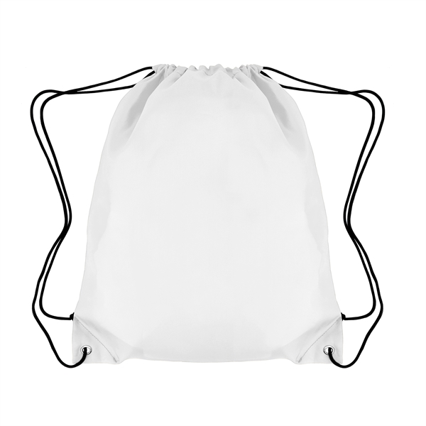 Classic Polyester Drawstring Sports Backpack - Classic Polyester Drawstring Sports Backpack - Image 2 of 19