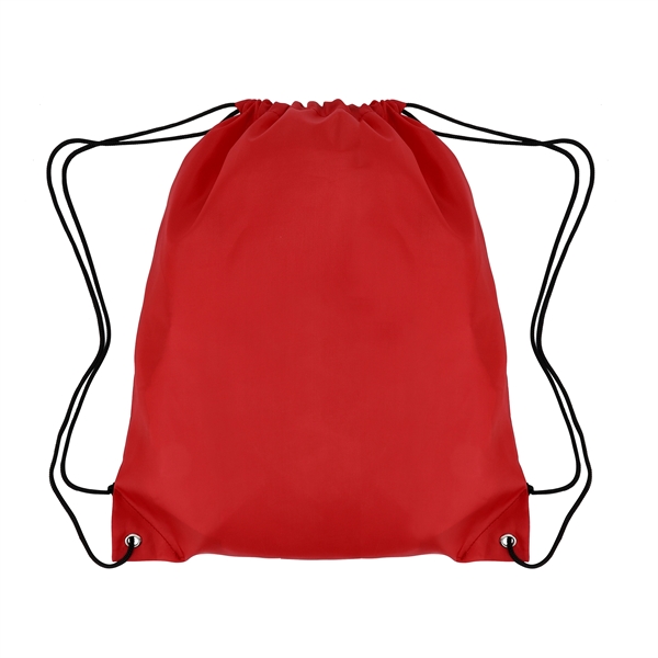Classic Polyester Drawstring Sports Backpack - Classic Polyester Drawstring Sports Backpack - Image 9 of 19