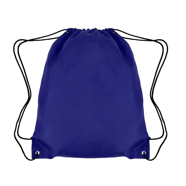 Classic Polyester Drawstring Sports Backpack - Classic Polyester Drawstring Sports Backpack - Image 10 of 19