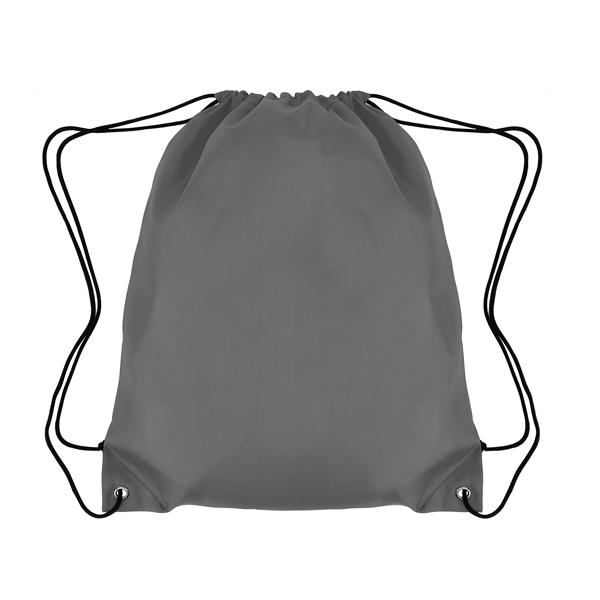 Classic Polyester Drawstring Sports Backpack - Classic Polyester Drawstring Sports Backpack - Image 11 of 19