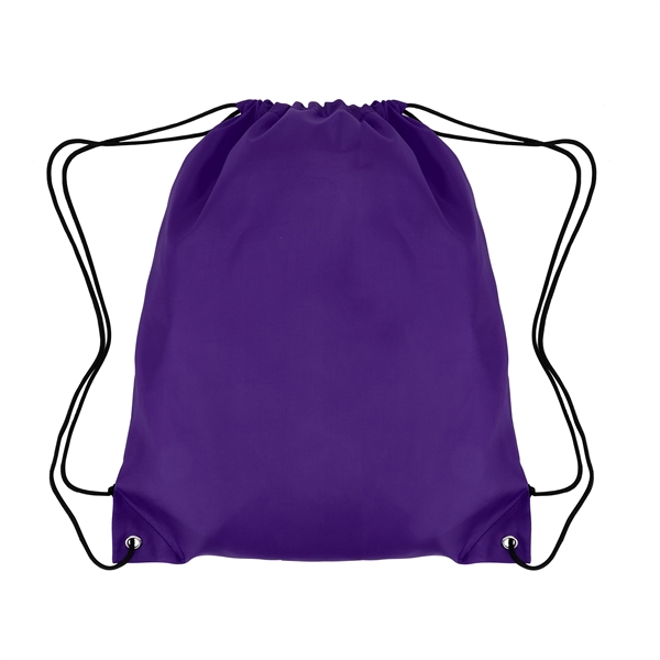 Classic Polyester Drawstring Sports Backpack - Classic Polyester Drawstring Sports Backpack - Image 16 of 19