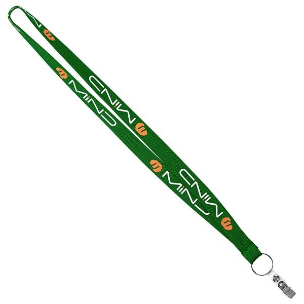 3/4" Recycled Euro Soft Lanyard - 3/4" Recycled Euro Soft Lanyard - Image 2 of 12