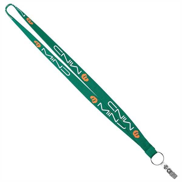 3/4" Recycled Euro Soft Lanyard - 3/4" Recycled Euro Soft Lanyard - Image 3 of 12