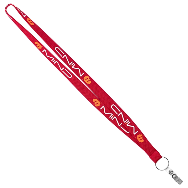 3/4" Recycled Euro Soft Lanyard - 3/4" Recycled Euro Soft Lanyard - Image 7 of 12