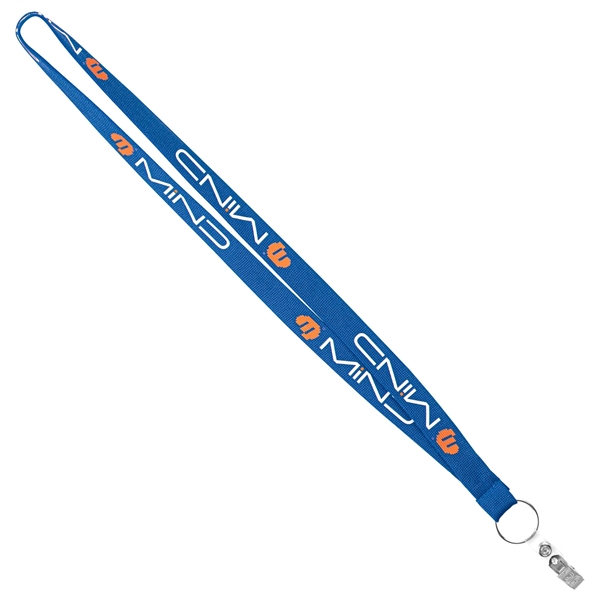 3/4" Recycled Euro Soft Lanyard - 3/4" Recycled Euro Soft Lanyard - Image 9 of 12