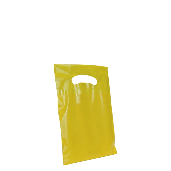 7.5" x 10" Small Eco-friendly Die Cut Plastic bag - 7.5" x 10" Small Eco-friendly Die Cut Plastic bag - Image 10 of 10