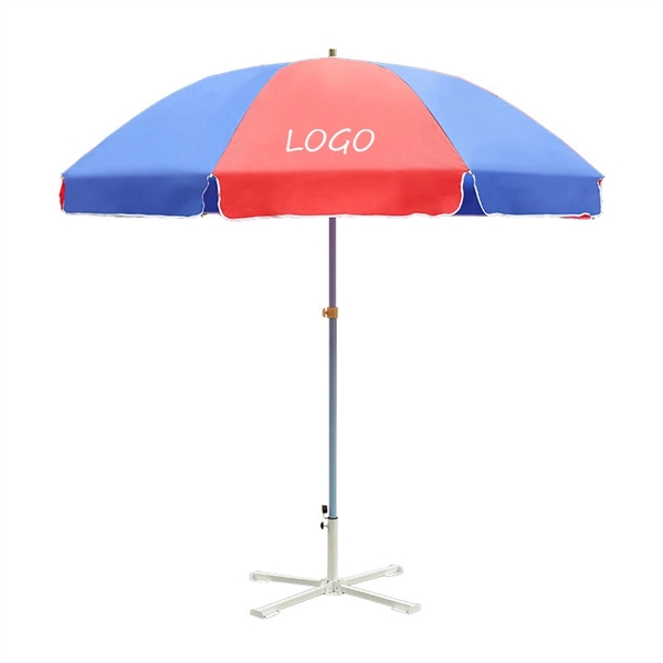 Folded Beach Umbrella