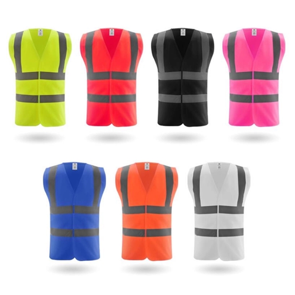 Automobile Traffic Reflective Safety Vest - Automobile Traffic Reflective Safety Vest - Image 2 of 4